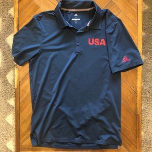 Adidas Men's USA Golf Polo
